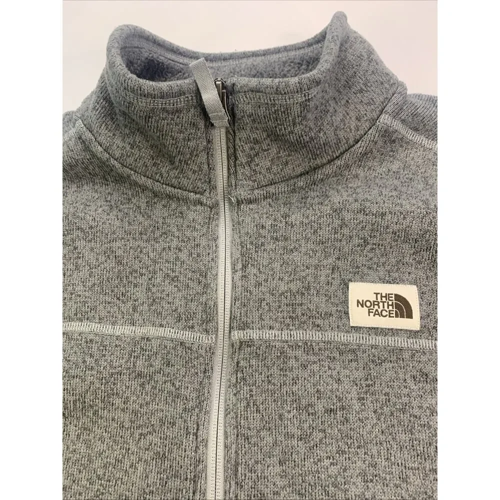 The North Face Quarter Zip Fleece Pullover Men’s Large Gray Outdoor Jacket